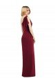 Shop One Shoulder Chiffon Bridesmaid Dress with Draped Front Slit Sydney