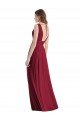 Shop Plunge Deep V-Neckline Low Back Chiffon Bridesmaid Ress Sydney