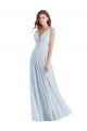Shop Plunge Deep V-Neckline Low Back Chiffon Bridesmaid Ress Sydney