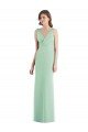 Shop Sleek Open Back Chiffon V-Neck Bridesmaid Dress Sydney
