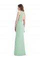 Shop Sleek Open Back Chiffon V-Neck Bridesmaid Dress Sydney