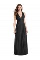Shop Full Length V-Neck Chiffon Bridesmaid Dress with Wide Criss Cross Straps Sydney