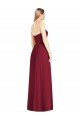 Shop Strapless Notch Chiffon Maxi Bridesmaid Dress Sydney