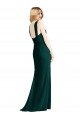 Shop Sleek Full-Length Twist Halter Chiffon Bridesmaid Dress Sydney
