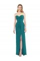 Shop Sweetheart Neckline Lux Chiffon Bridesmaid Dress with Side Slit Sydney
