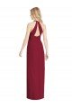 Shop V-Neck Halter Chiffon Maxi Formal Bridesmaid Dress Open Back Sydney