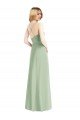 Shop Cowl Neck Criss Cross Back Chiffon Maxi Bridesmaid Dress Sydney
