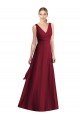 Sleeveless V-Neck Chiffon Wrap Bridesmaid Dress Sydney