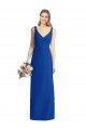 Shop Sleeveless V-Back Long Trumpet Chiffon Bridesmaid Dress Sydney
