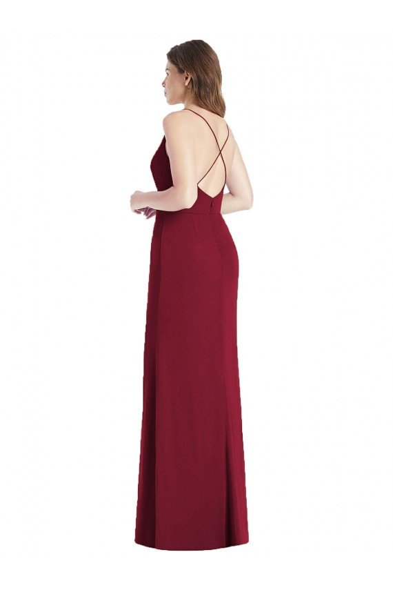 Shop Criss Cross Back Mermaid Wrap Chiffon Bridesmaid Dress Sydney