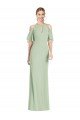 Shop Ruffle Cold-Shoulder Mermaid Chiffon Maxi Bridesmaid Dress Sydney