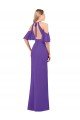 Shop Slim A-Line Chiffon Bridesmaid Dress with Off The Shoulder Ruffle Sleeves Sydney