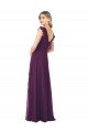 Shop Ruffle Cap Sleeves Long Chiffon Bridesmaid Dress Sydney
