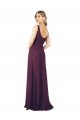 Shop Long Chiffon Bridesmaid Dress with Front Bow Sydney
