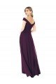 Classic Off the Shoulder Draped Chiffon Bridesmaid Dress Sydney