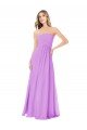 Shop Draped Strapless Floor Length Chiffon Bridesmaid Dress Sydney