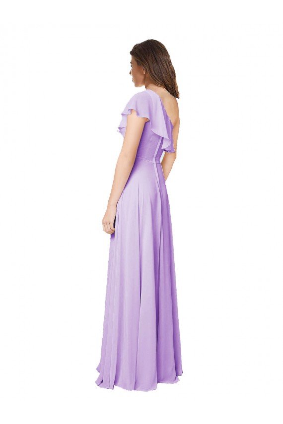 Shop Draped One Shoulder Long Chiffon Bridesmaid Dress  Sydney