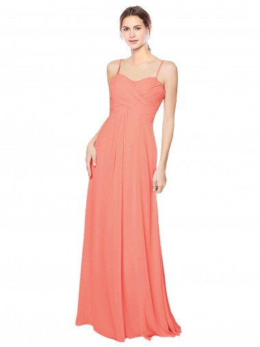 Shop Empire Waist Spaghetti Straps Sweetheart Chiffon Bridesmaid Dress Sydney