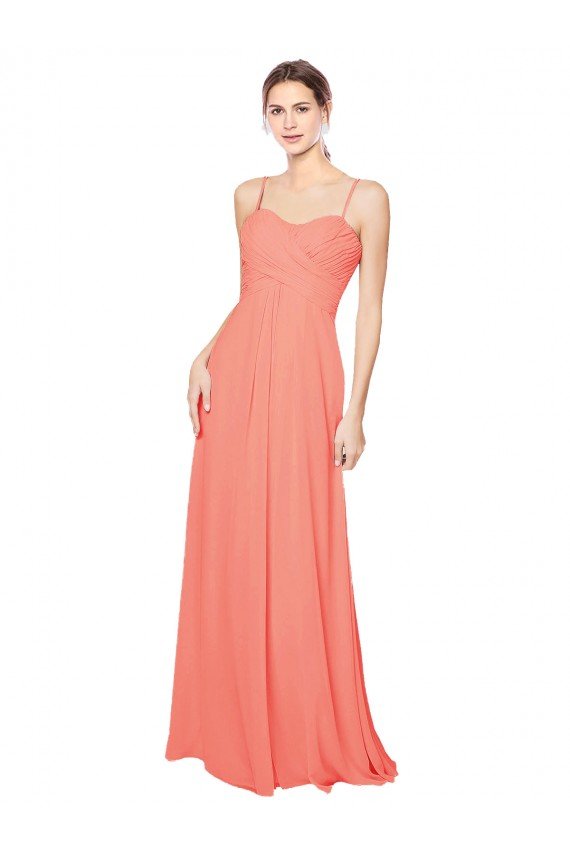 Shop Empire Waist Spaghetti Straps Sweetheart Chiffon Bridesmaid Dress Sydney