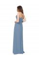 Chiffon A-Line Wraparound Draping Long Bridesmaid Dress Sydney