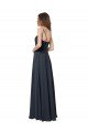 Shop Crossover Bodice Long Chiffon Bridesmaid Dress with Double Back Straps Sydney