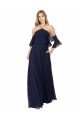 Shop Halter Neck Cold Shoulder Flutter Sleeves Bridesmaid Dress Sydney