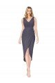 Shop High Low V-Neck Chiffon Mermaid Wrap Bridesmaid Dress / Formal Prom Dress Sydney