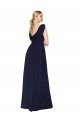 Shop Draped Long V-Neck Floor Length Chiffon Bridesmaid Dress / Formal Prom Dress Sydney