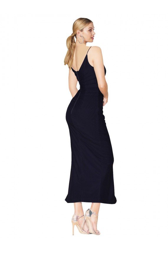 Shop Chiffon High Neck Spaghetti Straps Short Cocktail Bridesmaid Dress / Formal Prom Dress Sydney
