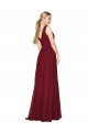 Shop Draped A-Line V-Neck Floor Length Chiffon Bridesmaid Dress / Formal Prom Dress Sydney