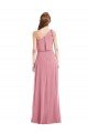 Shop One Shoulder Bow Blouson Bodice Maxi Bridesmaid Dress Sydney