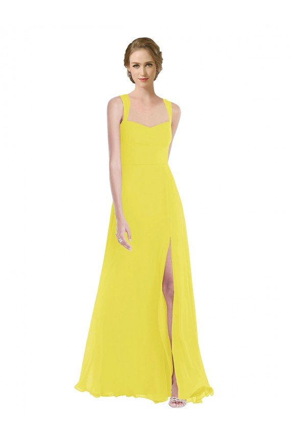 Shop Wide Strap Sweetheart Maxi Bridesmaid Dress Sydney