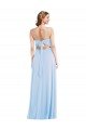 Shop Tie Back Cutout Maxi Formal Bridesmaid Dress with Front Slit Sydney