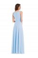 Deep V-Neck Chiffon Maxi Bridesmaid Dress Sydney