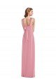 Shop Draped Chiffon Grecian Column Bridesmaid Dress with Front Slit Sydney