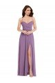 Shop Wrap Bodice Maxi Bridesmaid Dress with Front Slit Sydney