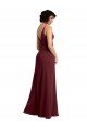 Shop Notched Neckline Empire Waist Chiffon Slip Bridesmaid Dress Sydney
