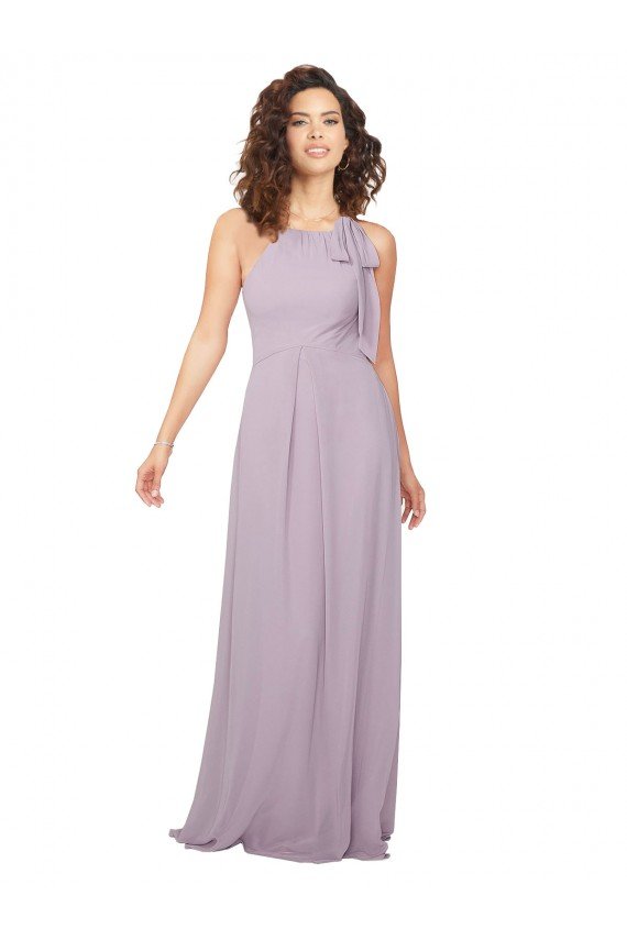 Shop Halter Neck Bridesmaid Dress with Bow Sydney