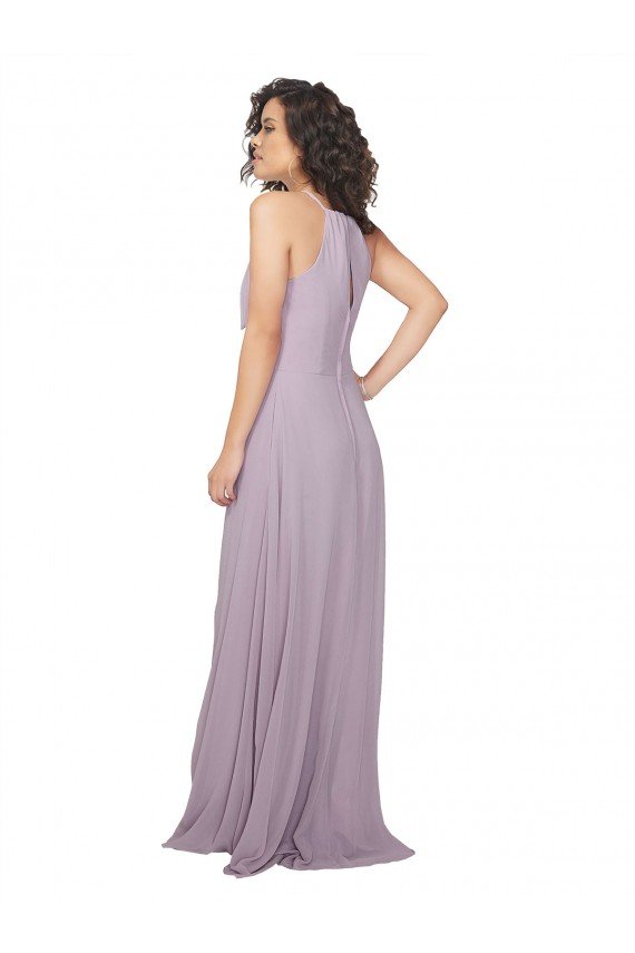 Shop Halter Neck Bridesmaid Dress with Bow Sydney