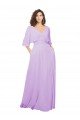 Shop Chiffon Bridesmaid Dress with Ruched Waist Sydney