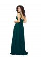 Shop Tied Bodice Sweetheart V-Neck Chiffon Bridesmaid Dress Sydney