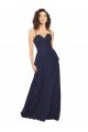 Shop Ruffled Skirt Low Back Long Chiffon Bridesmaid Dress Sydney