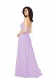 Shop Draped Sweetheart Long Chiffon Bridesmaid Dress with Front Slit Sydney