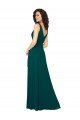 Shop V-Neck Chiffon Bridesmaid Dress with Front Skirt Slit Sydney