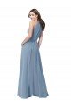 Shop Halter High Neck Chiffon Dress with Sash Sydney