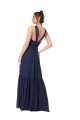 Shop Floor Length Deep V-Neck Ruched Chiffon Long Bridesmaid Dress Sydney