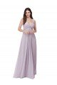 Shop Draped Chiffon Bridesmaid Dress with Sash Sydney