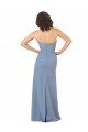 Shop Simple Strapless Chiffon Bridesmaid Dress with Rounded Neckline Sydney