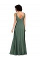 Shop V-Neckline Wrapped Chiffon Bridesmaid Dress with Skirt Slit Sydney