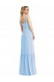 Shop Tie Shoulder Bustier Bodice Ruffle Hem Maxi Bridesmaid Dress Sydney